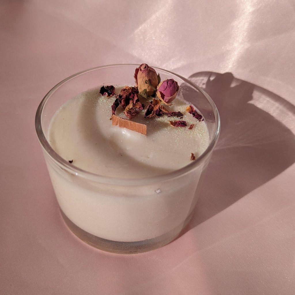 Κερί Σόγιας Μαύρη βανίλια ορχιδέα 120gr